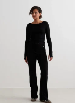 AIM’N Ease Ribbed Long Sleeve Top