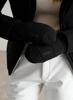 AIM’N Black Padded Mittens