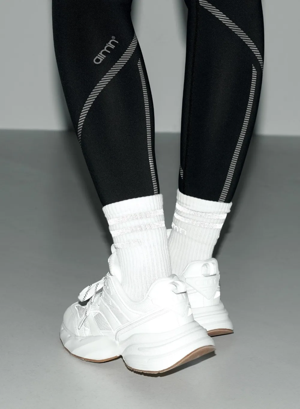 AIM’N Black Reflective Warming Tights
