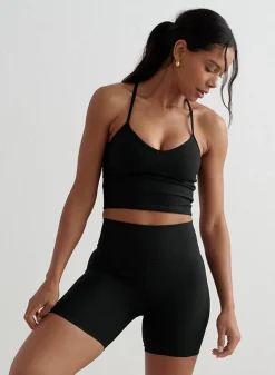 AIM’N Ribbed Performance Midi Biker Shorts