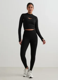 AIM’N Black Sculpting Long Sleeve Bolero