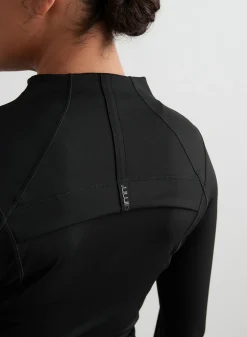 AIM’N Black Sculpting Zip Jacket