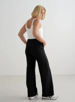 AIM’N Black Sense Wide Petite Pants