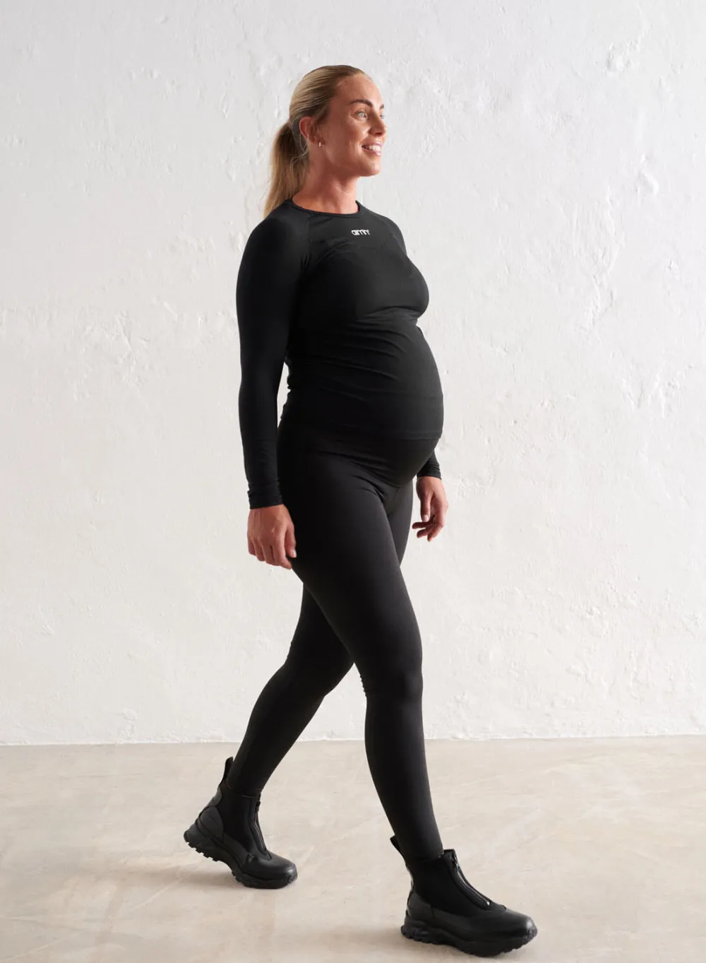 AIM’N Black Warming Maternity Tights