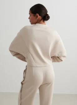 AIM’N Café Au Lait Comfy Block Sweatshirt