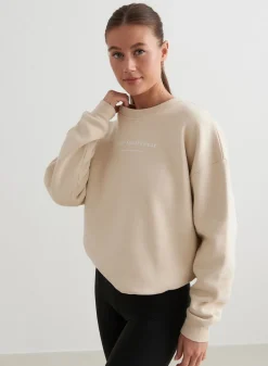 AIM’N Café Au Lait Serif Sweatshirt
