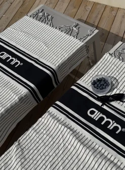 AIM’N Café Au Lait Striped Hamam Towel