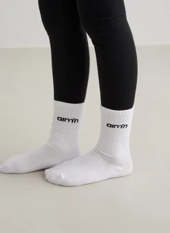 AIM’N Midnight Plum Young Aim'n Logo Socks 3-pack