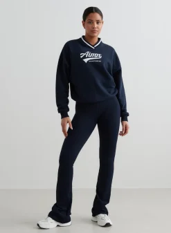 AIM’N Navy Pitch V-neck Sweatshirt