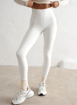 AIM’N Off-White Warming Pintuck Tights