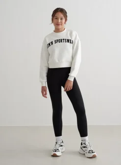 AIM’N Off-White Young Varsity Sweatshirt