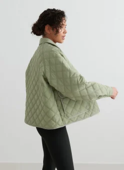 AIM’N Pale Khaki Quilted Femme Jacket
