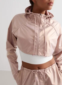 AIM’N Metallic Cropped Jacket