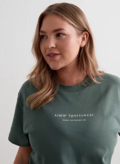 AIM’N Serif Boxy T-shirt