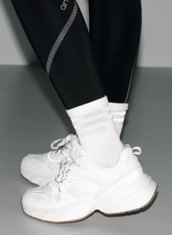 AIM’N White Reflective Aim High Socks