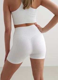 AIM’N Ribbed Midi Biker Shorts