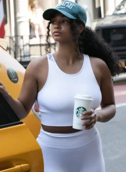 AIM’N Ribbed Seamless Crop Top
