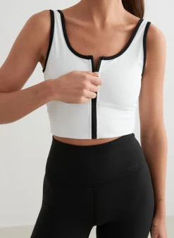 AIM’N White Sense Zipped Bralette